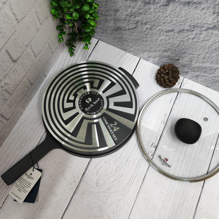 تابه چدن گرانیت تک دسته سایز 24(راکلند)