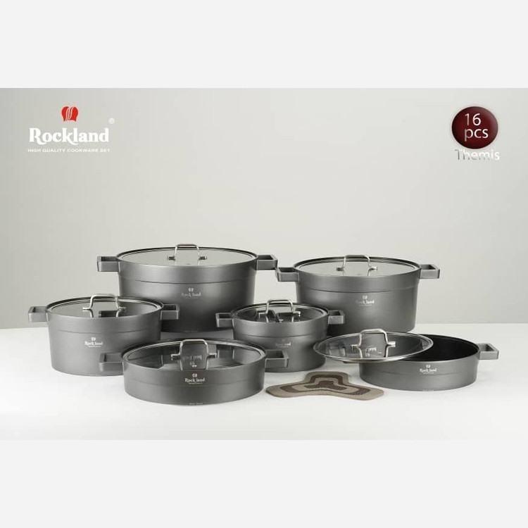 سرویس قابلمه 16پارچه چدن گرانیتی راکلند