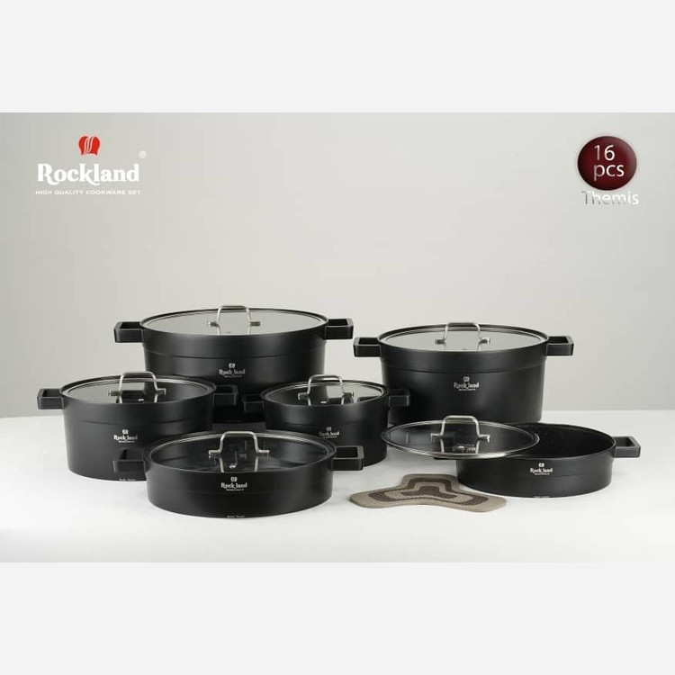 سرویس قابلمه 16پارچه چدن گرانیتی راکلند