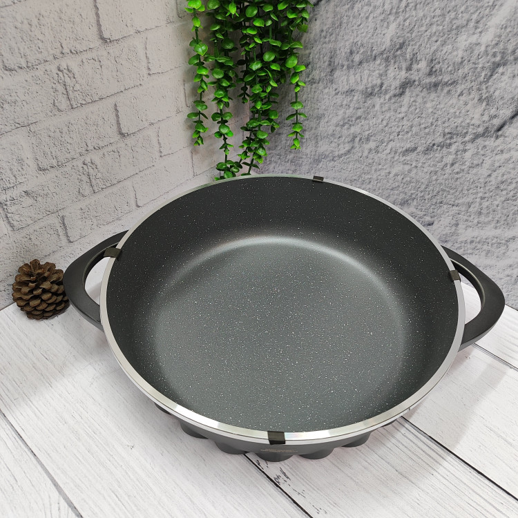 تابه چدن گرانیتی سایز 36 برند(اس جی)