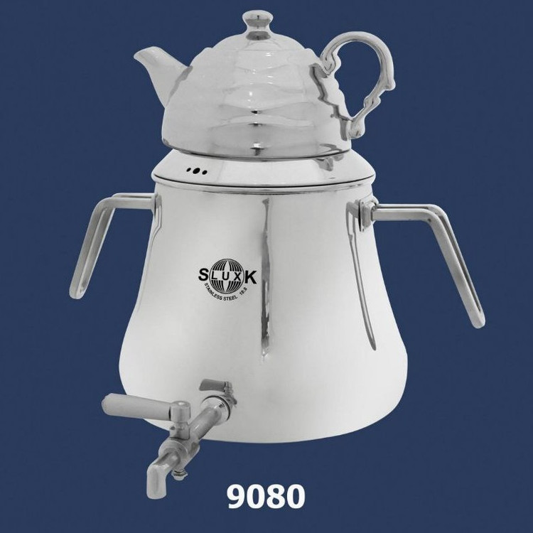 کتری قوری استیل 6لیتر 9080 (اس لوکس)