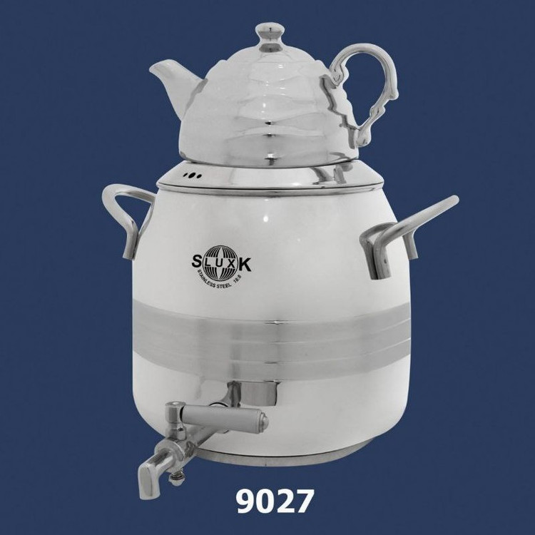کتری قوری استیل 6لیتر 9027(اس لوکس)