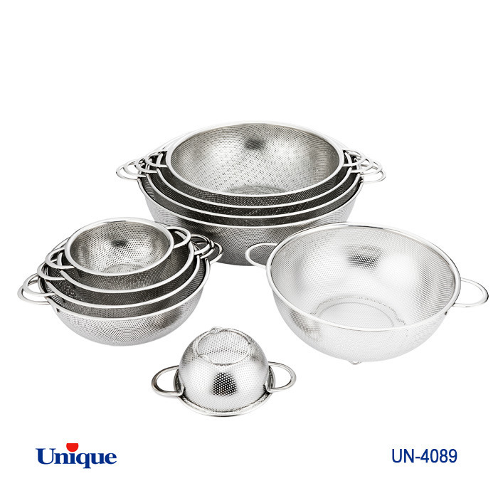 سبد 10پارچه پانچ استیل(یونیک)