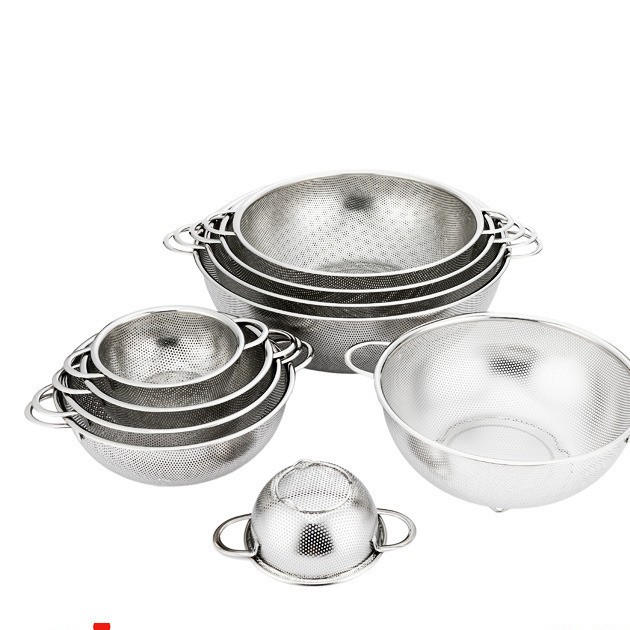 سبد 10پارچه پانچ استیل(یونیک)