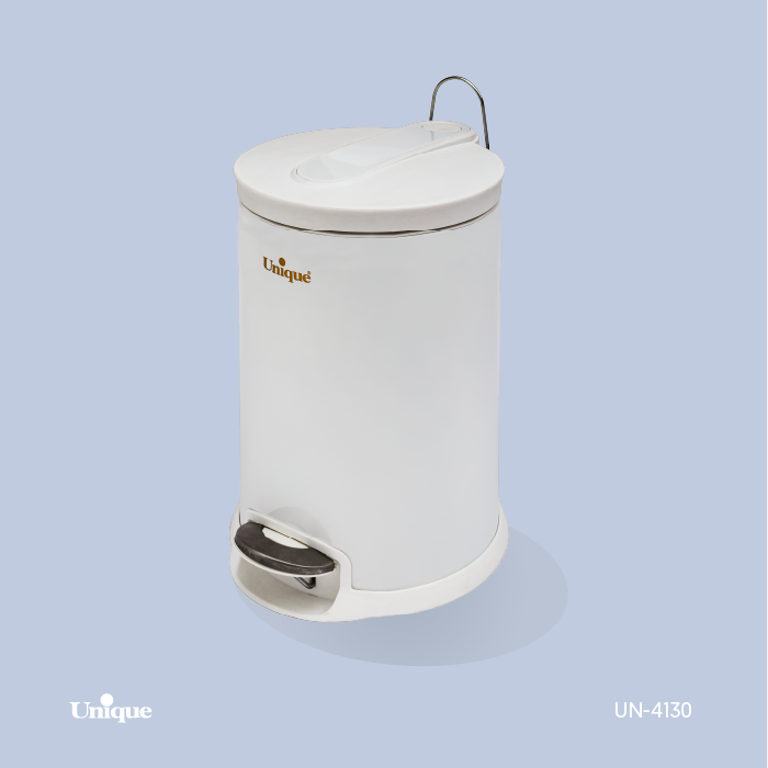 سطل زباله 16 لیتر سفید(یونیک)