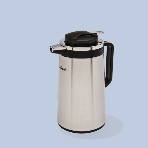 فلاکس 1 لیتر استیل شیشه دار(یونیک)