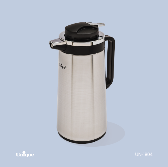 فلاکس 1/3 لیتر استیل شیشه دار(یونیک)