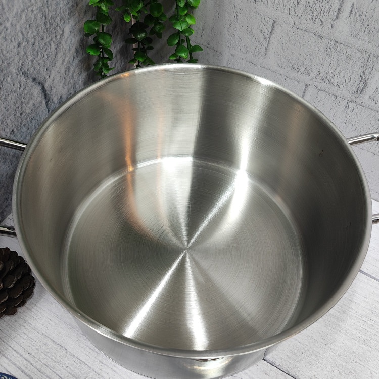 قابلمه استیل سایز 28طرح فلت(اس لوکس)