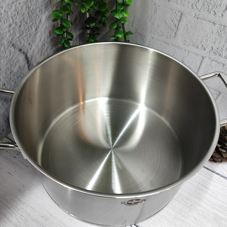قابلمه استیل سایز 24 طرح فلت(اس لوکس)