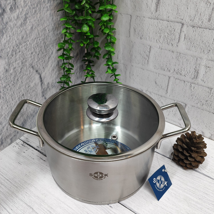 قابلمه استیل سایز 20طرح فلت(اس لوکس)