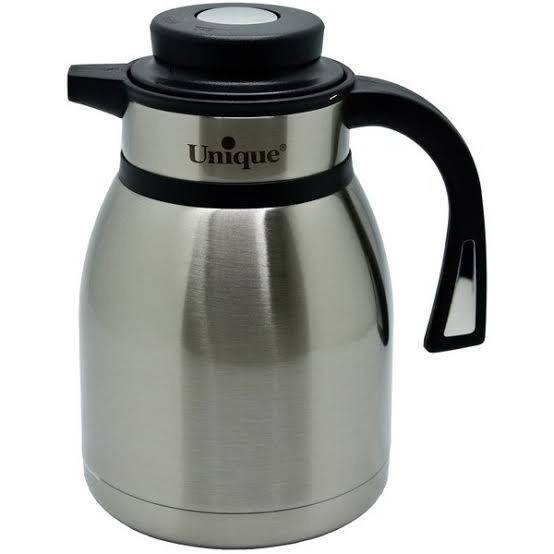 فلاسک 1/5لیتر استیل دکمه وسط(یونیک)
