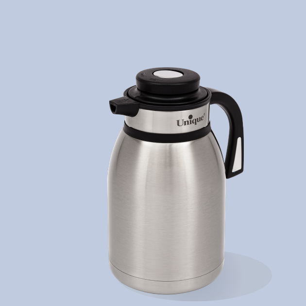 فلاسک دو لیتر استیل دکمه وسط(یونیک)