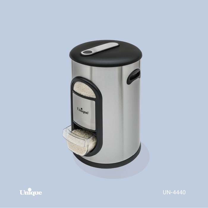سطل برنج 10کیلویی پیمانه دار (یونیک)