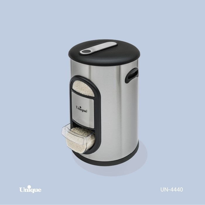 سطل برنج 10کیلویی پیمانه دار (یونیک)